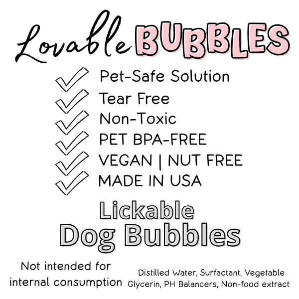 ✨🐶 Dual Pack 🐶✨ Lickable Dog Bubbles