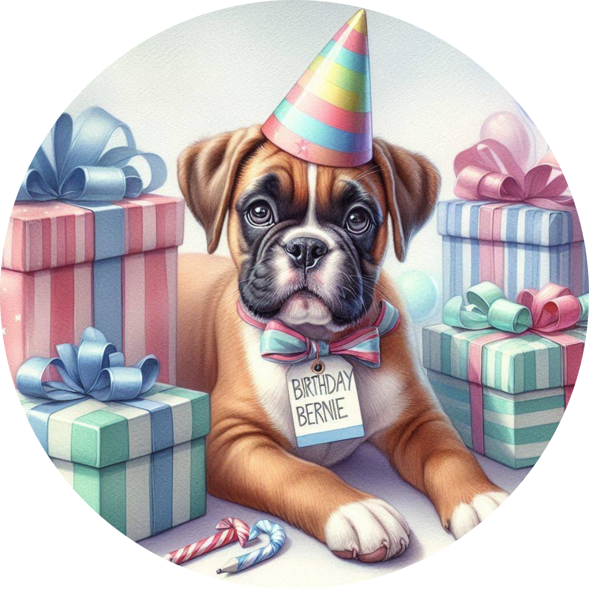 Lickable Dog Bubbles 🐾 Happy Birthday