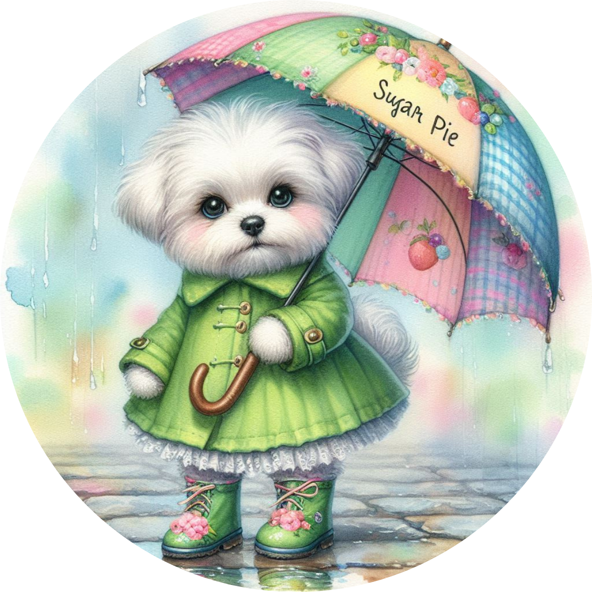 Lickable Dog Bubbles 🐾 Rainy Days