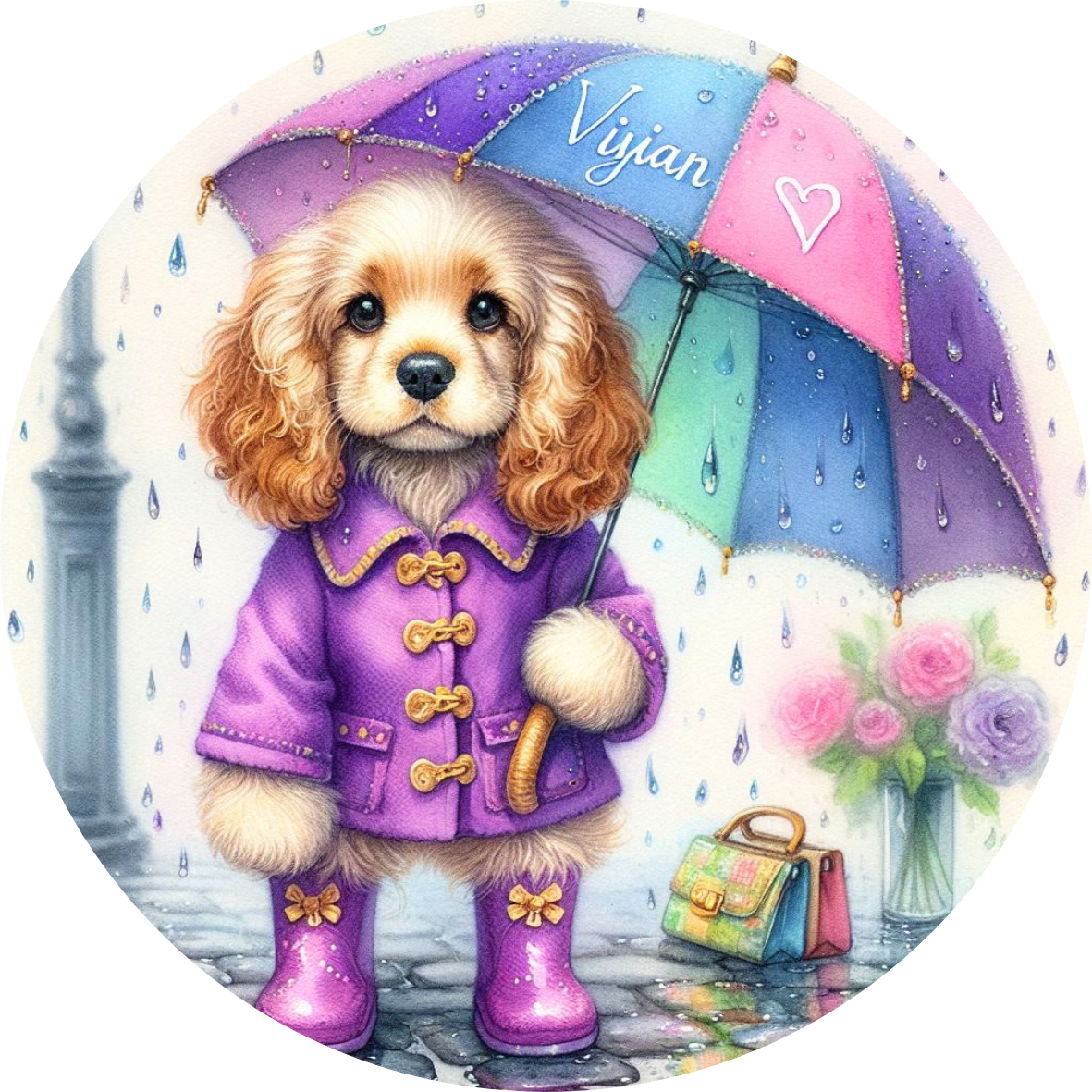 Lickable Dog Bubbles 🐾 Rainy Days