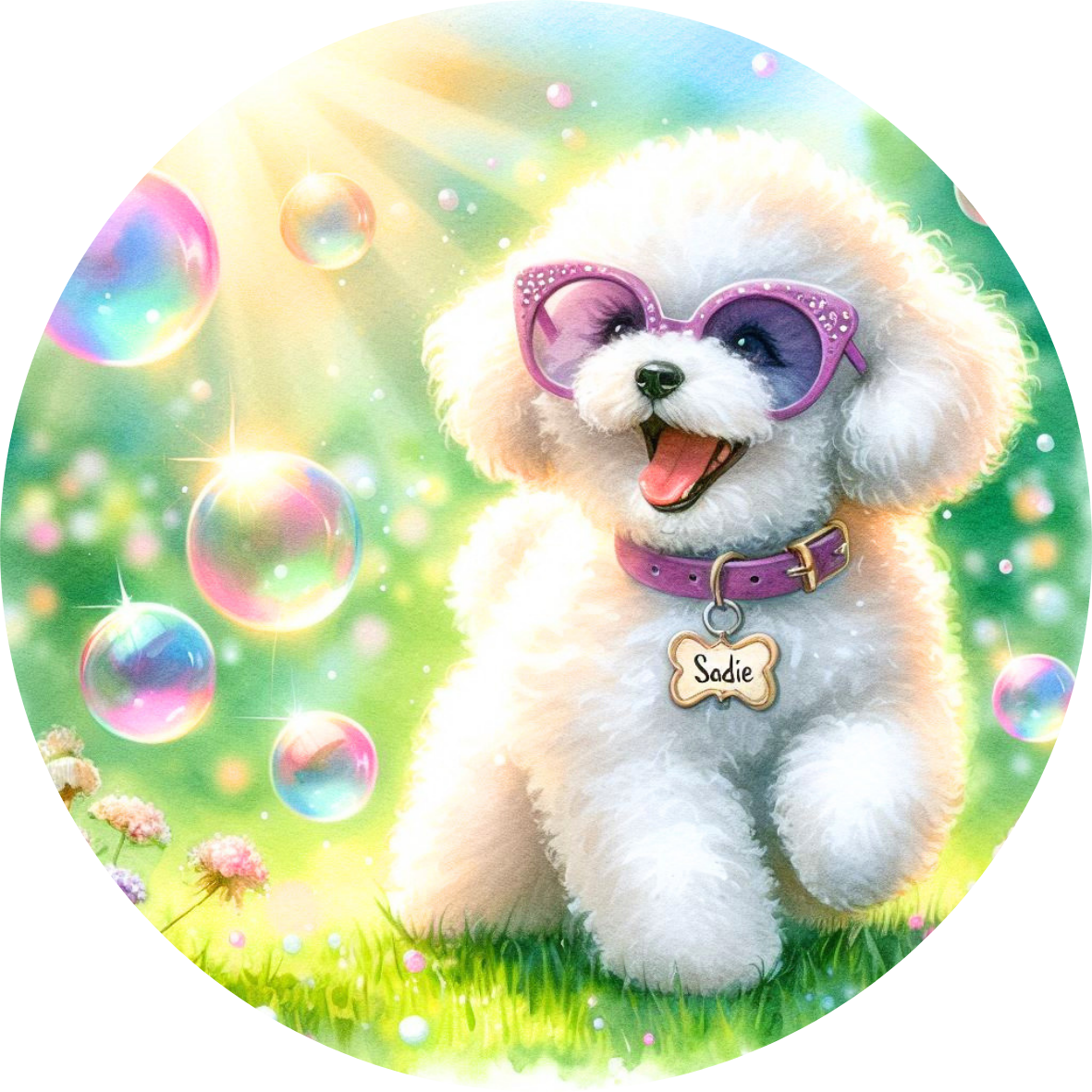 Lickable Dog Bubbles 🐾 Sunny Days