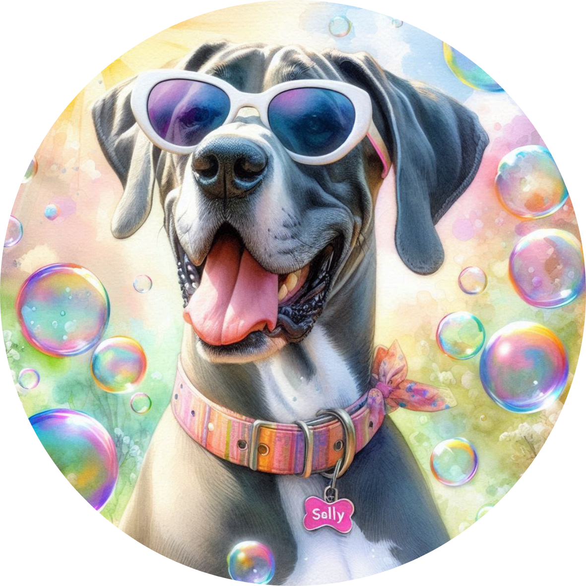 Lickable Dog Bubbles 🐾 Sunny Days